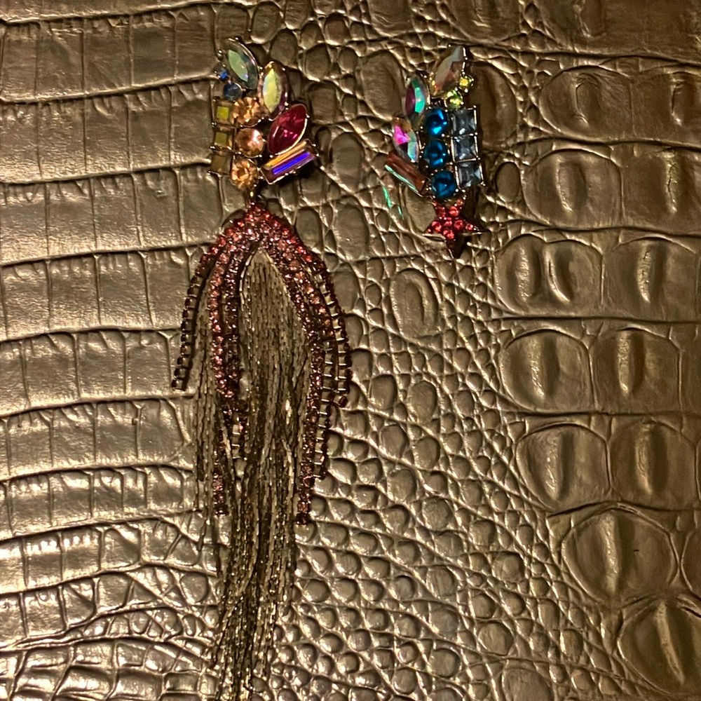 Gorgeous, Vintage Betsy Johnson earrings.